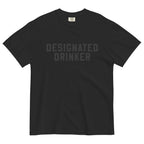 Black on Black Designated drinker shirt 